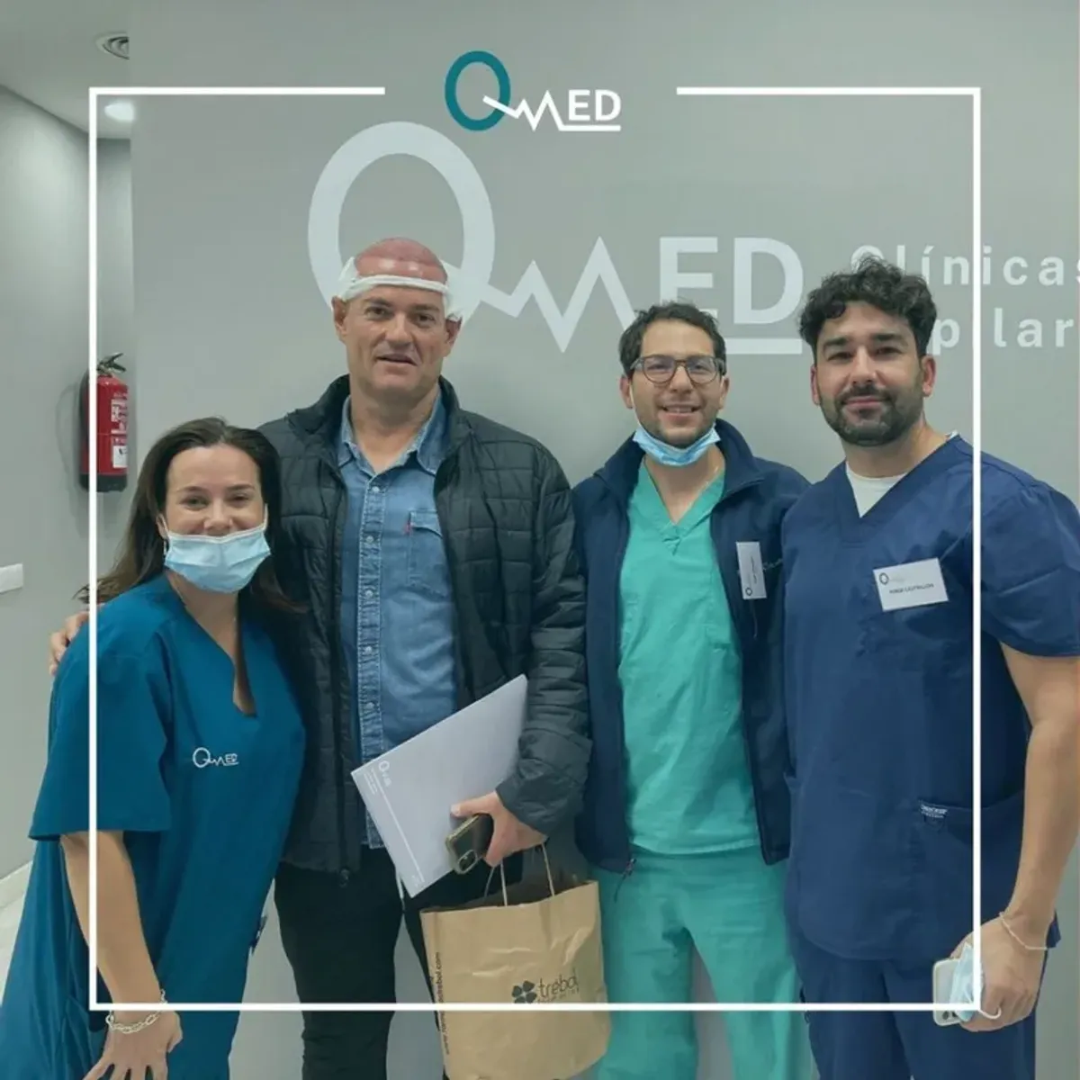 QMED Hair clinics, Madrid, Sevilla, Vigo, Alicante, Spain